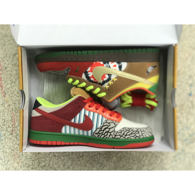 Nike SB What The Dunk Stitching Sneakers