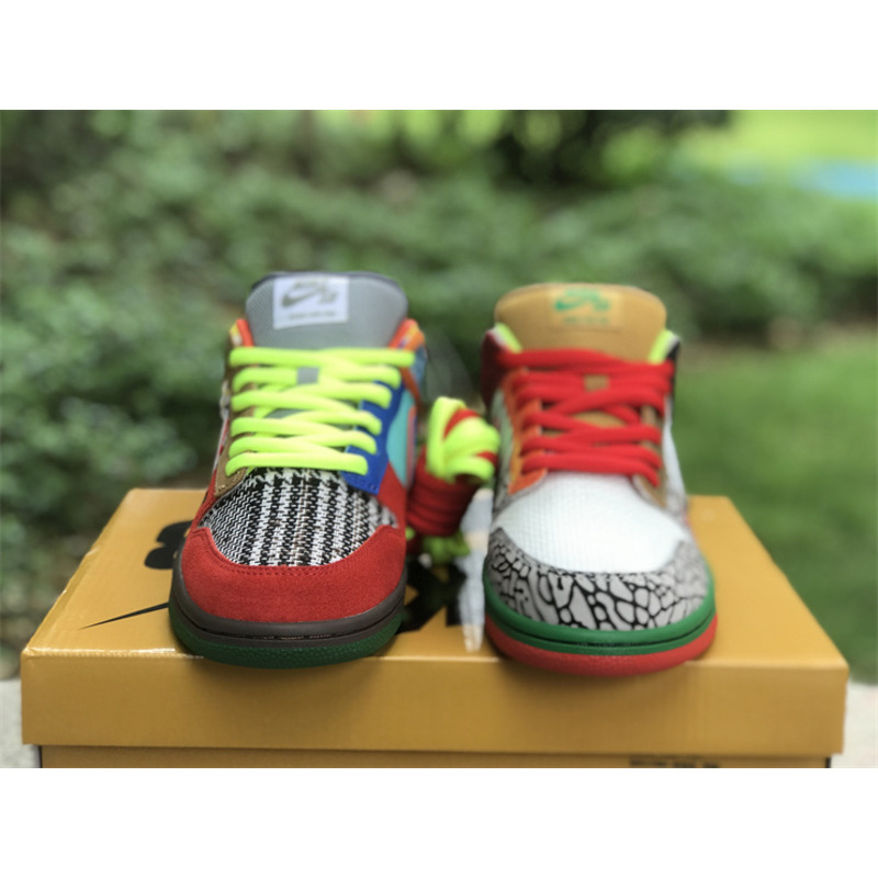 Nike SB What The Dunk Stitching Sneakers