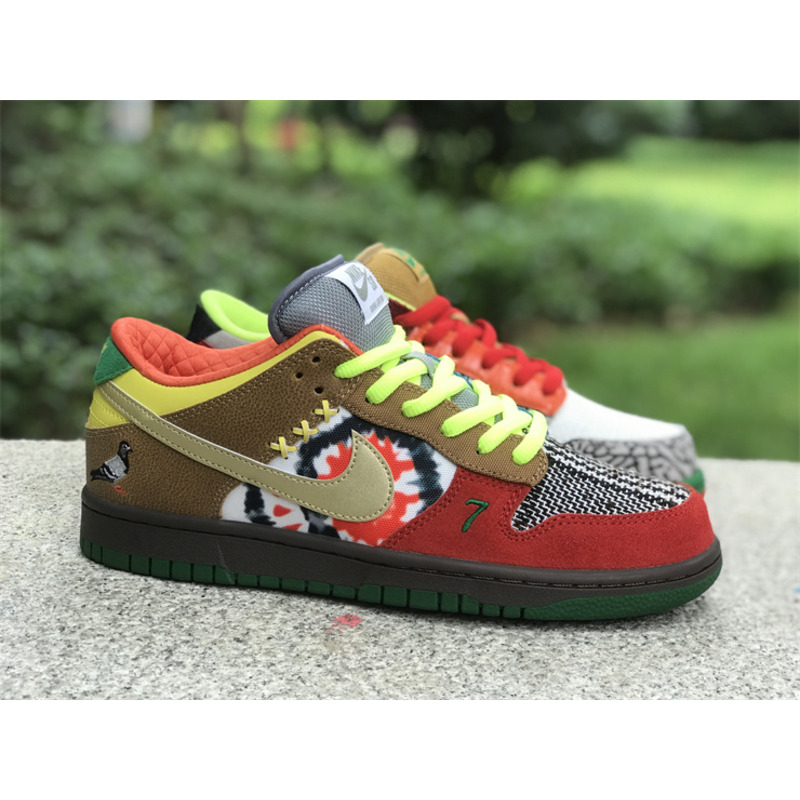 Nike SB What The Dunk Stitching Sneakers