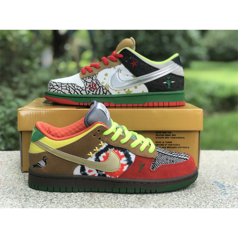 Nike SB What The Dunk Stitching Sneakers