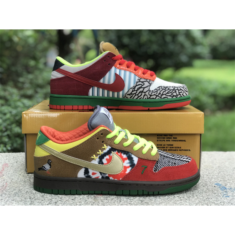 Nike SB What The Dunk Stitching Sneakers