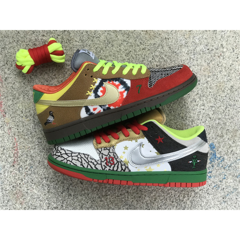 Nike SB What The Dunk Stitching Sneakers