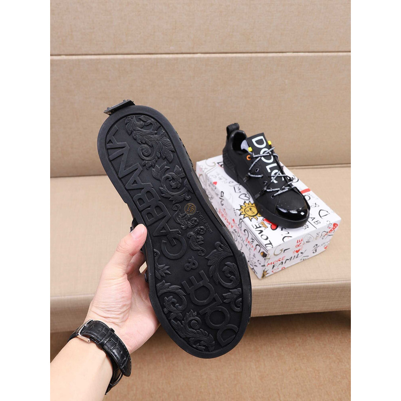 Dolce & Gabbana Portofino Logo Print Sneakers