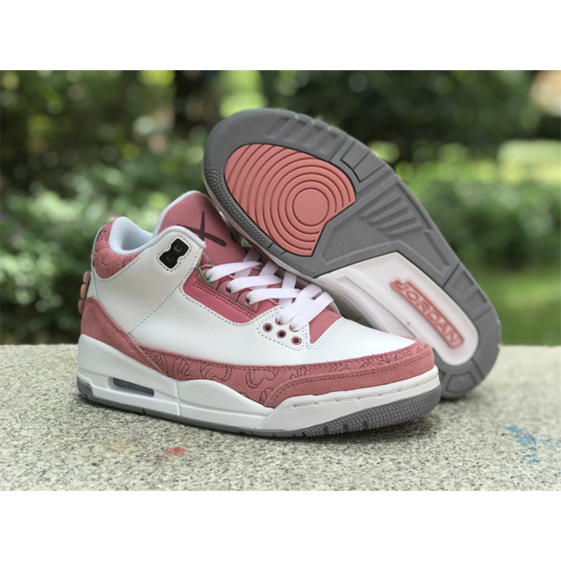 Jordan Retro 3 White And Pink