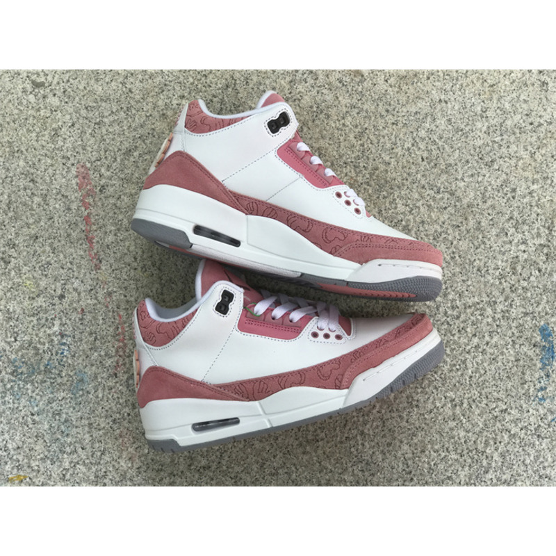 Jordan Retro 3 White And Pink