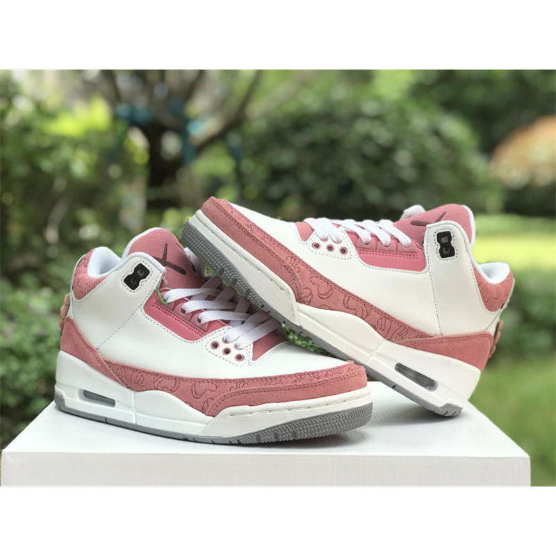 Jordan Retro 3 White And Pink