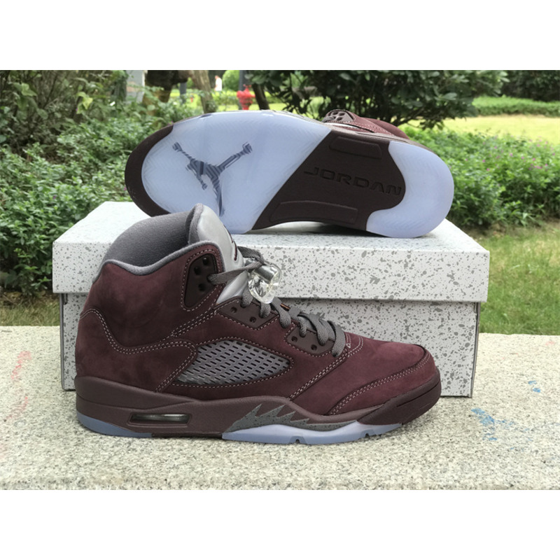 Jordan 5 Sneaker Retro Burgundy