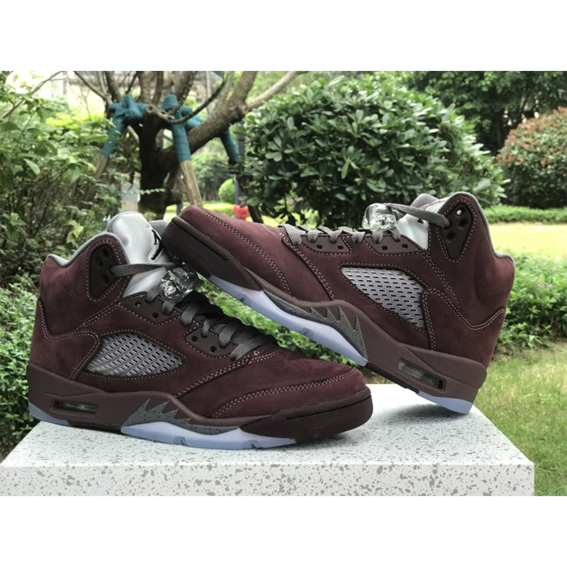 Jordan 5 Sneaker Retro Burgundy