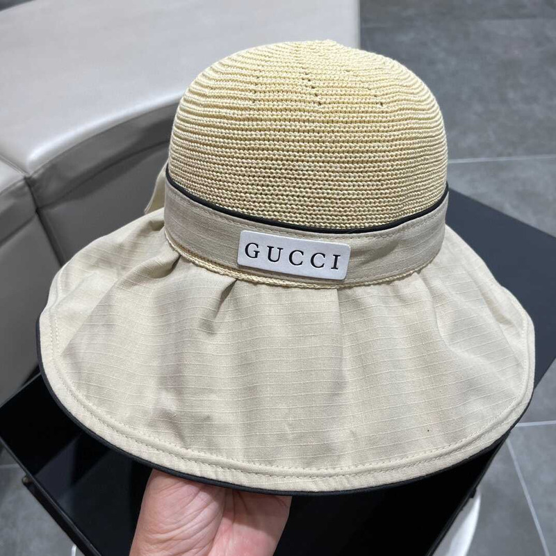 G*u*i sun hat white