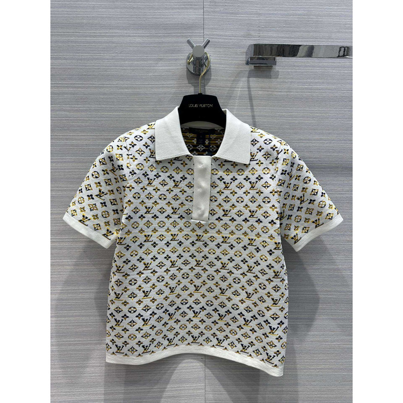 l**is V*t*n wool polo gold logo white