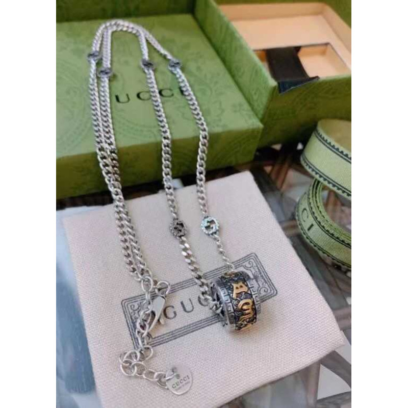 G*u*i vintage engraved necklace