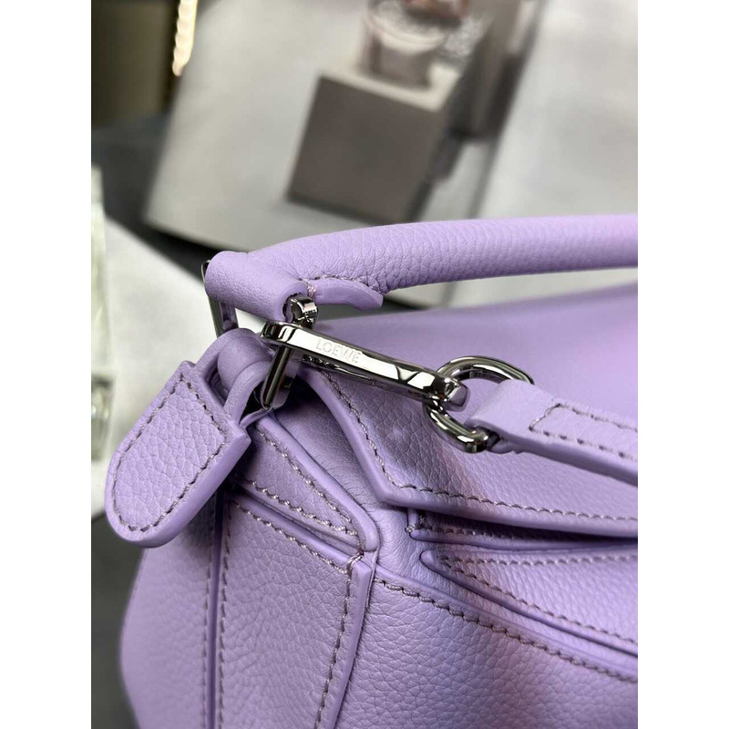 LOEWE Purple Puzzle Mini Shoulder Bag