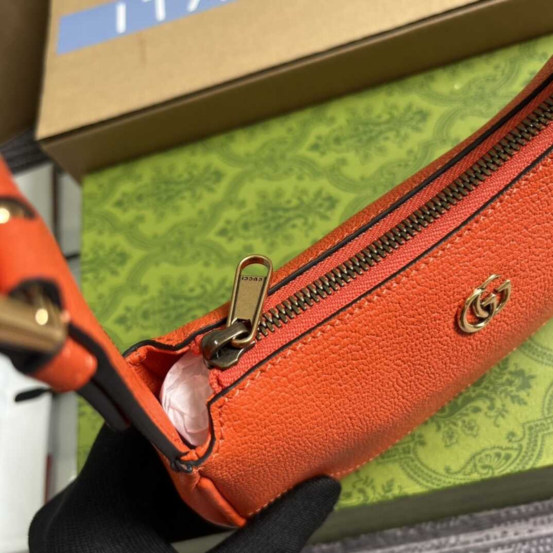 G*u*i aphrodite mini shoulder bag orange