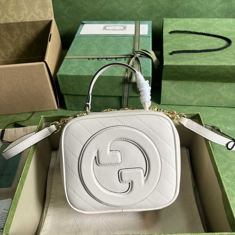 G*u*i blondie series handbag white