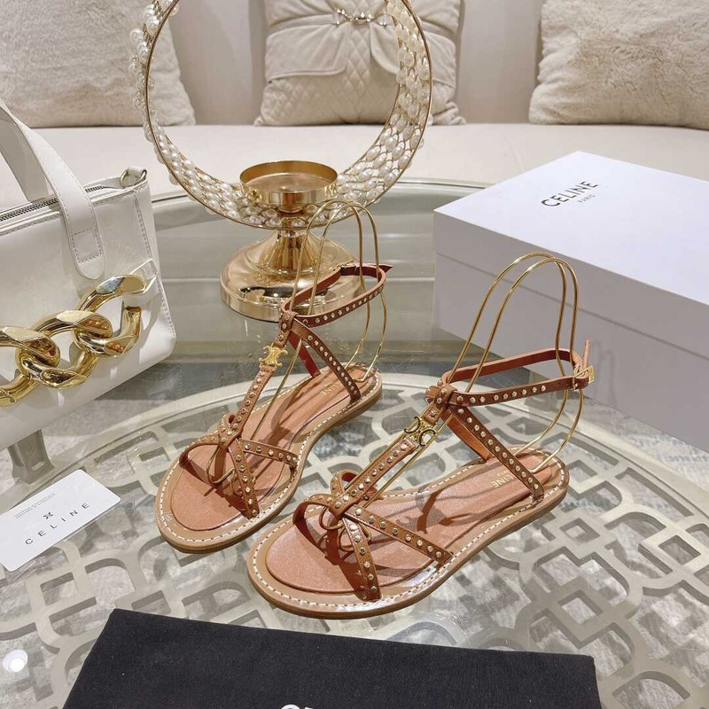 Ce**e crossover strappy sandals brown