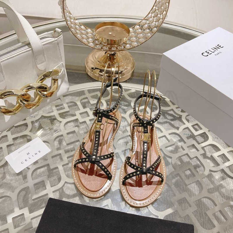 Ce**e crossover strappy sandals black