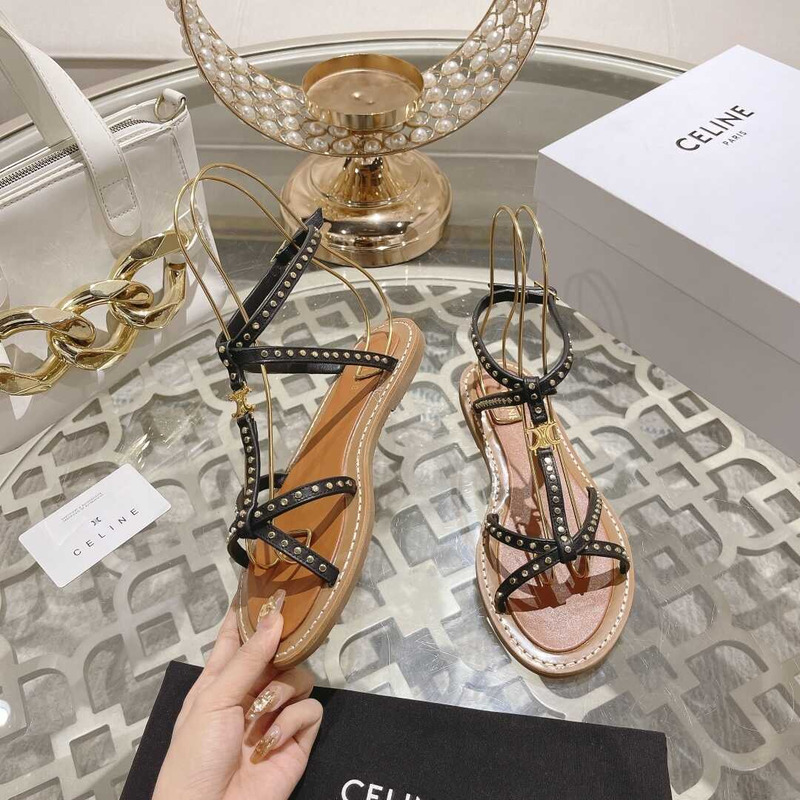 Ce**e crossover strappy sandals black