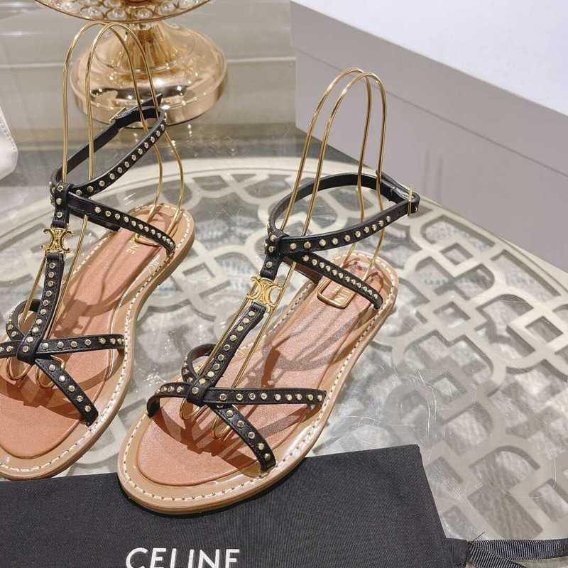 Ce**e crossover strappy sandals black