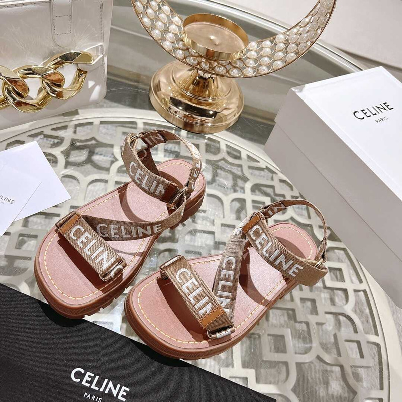 Ce**e strappy chunky sandals pink