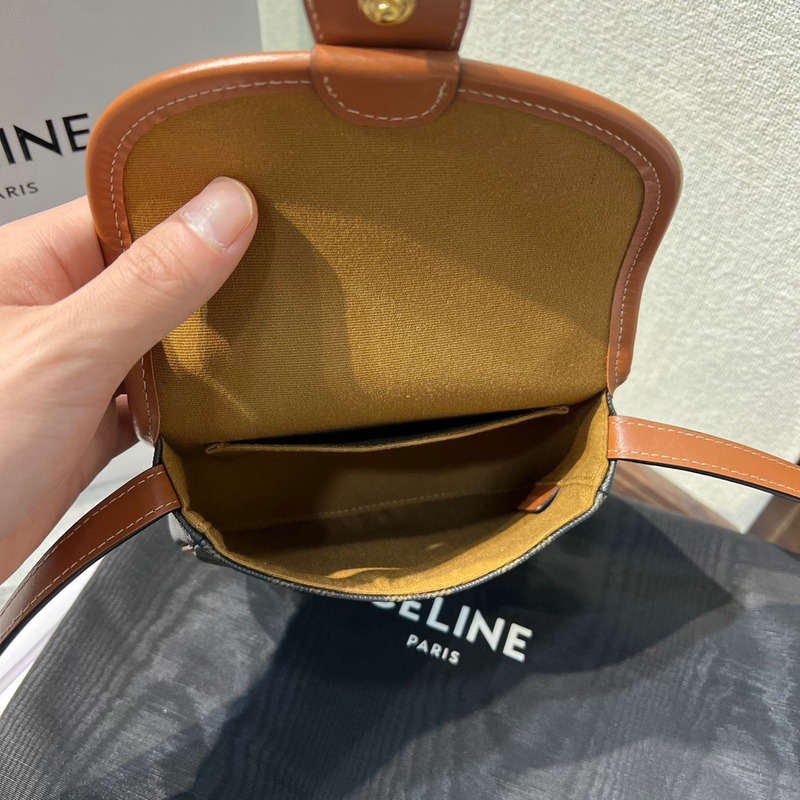 Ce**e mini oblique saddle bag