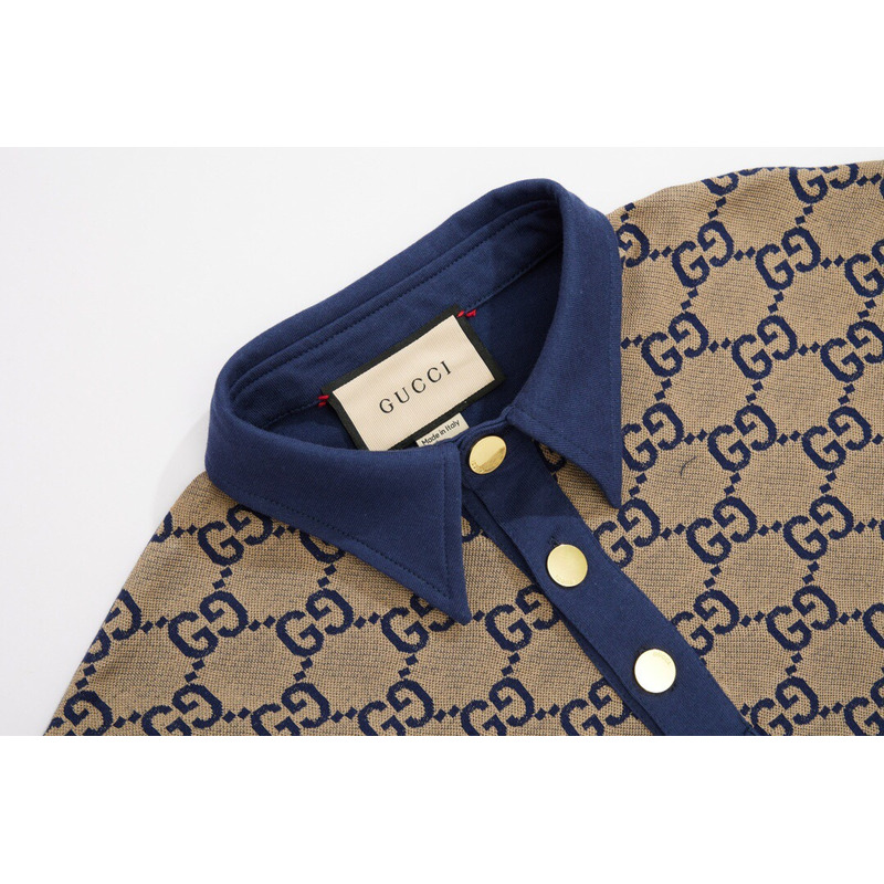 G*u*i maxi gg monogram polo shirt