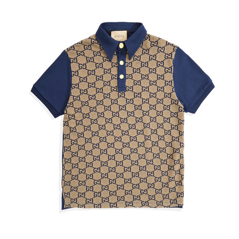 G*u*i maxi gg monogram polo shirt