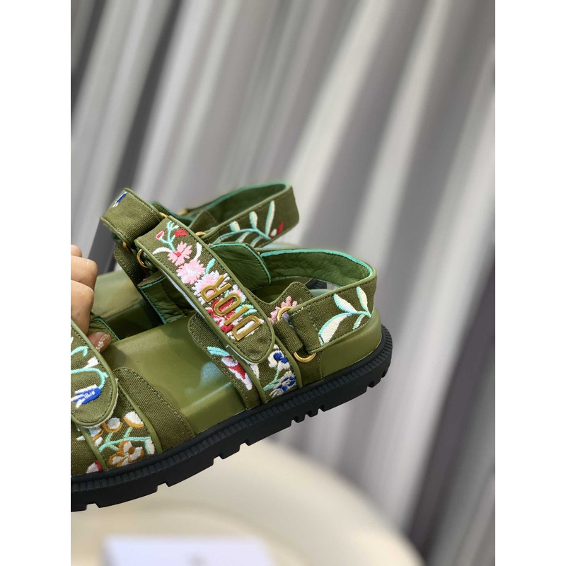 D*or D*oract printed sandals green