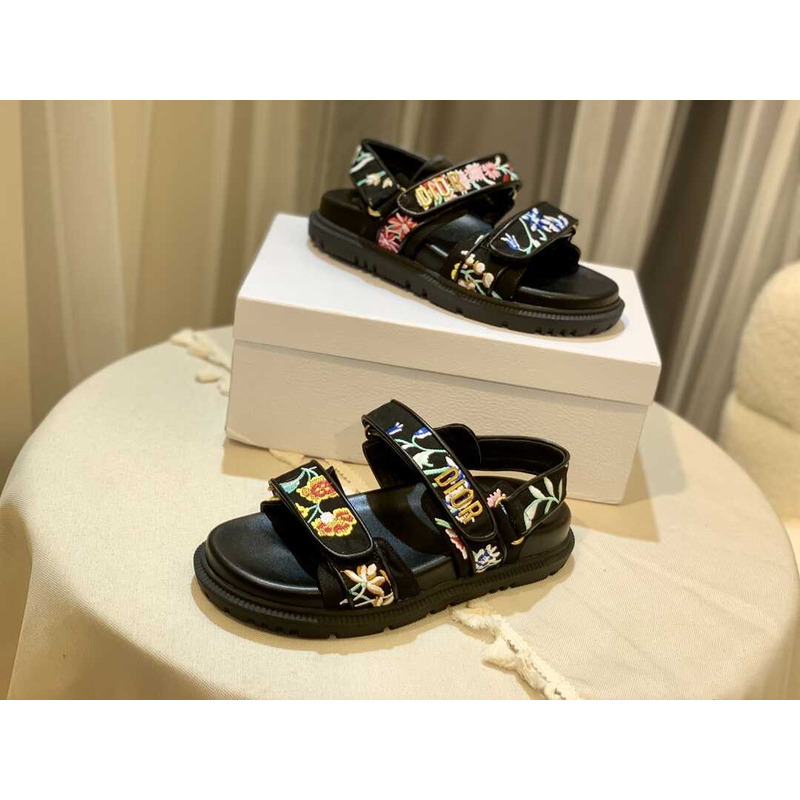 D*or D*oract printed sandals black