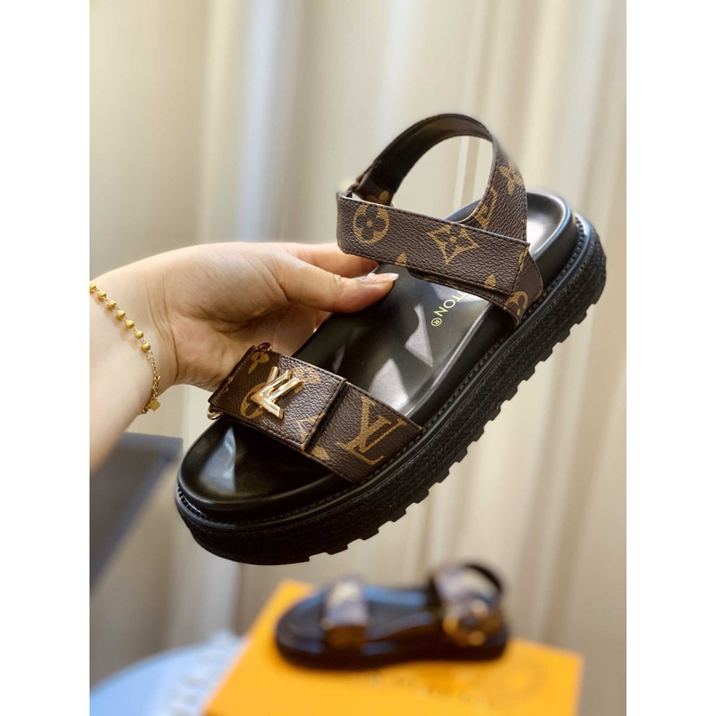 l**is V*t*n lv sunset comfort flat sandal