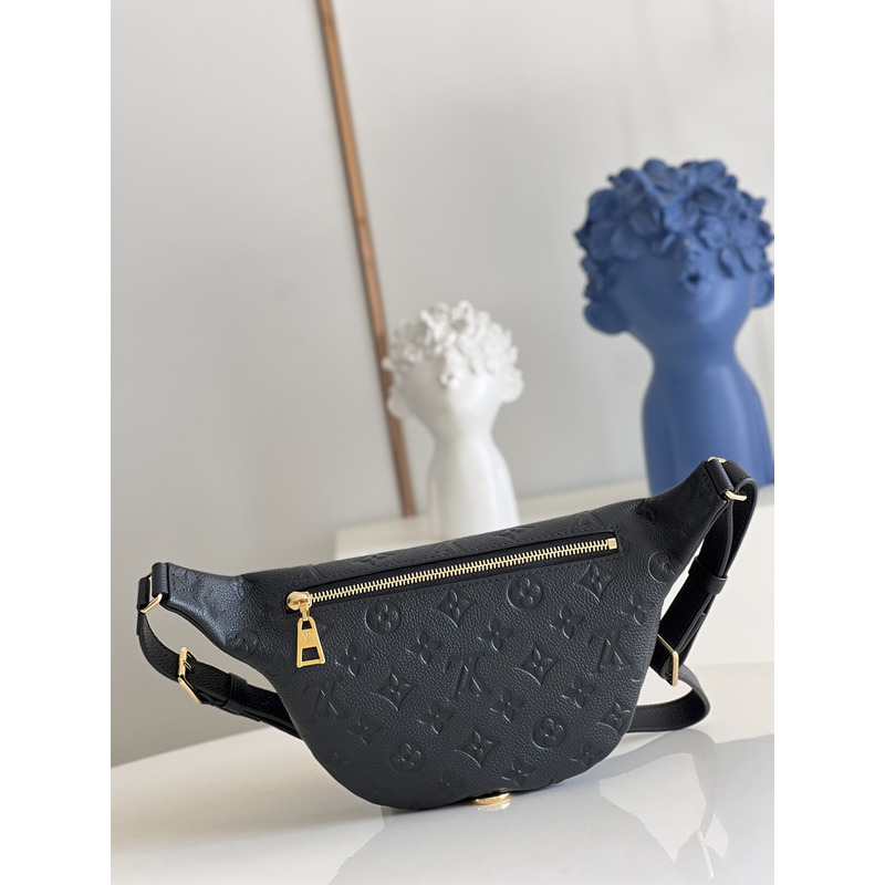 l**is V*t*n monogram empreinte leather bumbag black