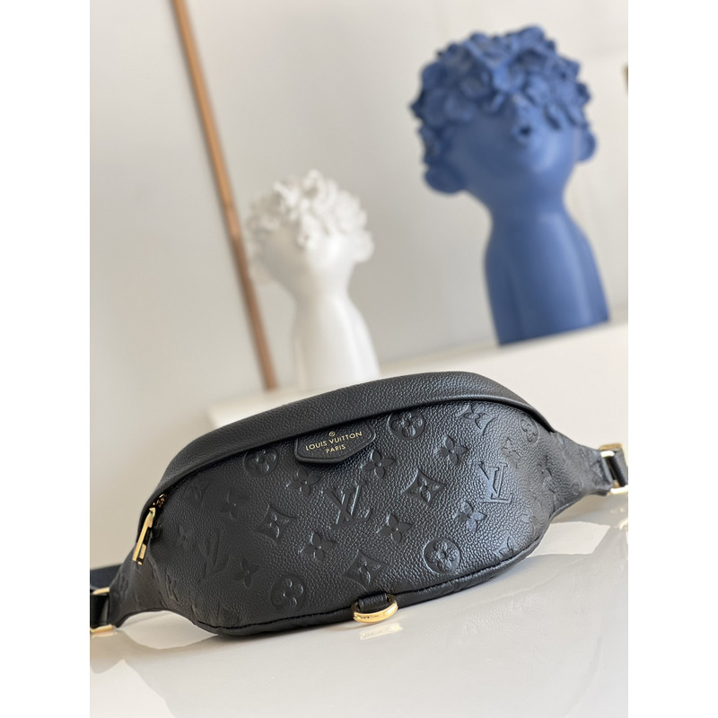 l**is V*t*n monogram empreinte leather bumbag black