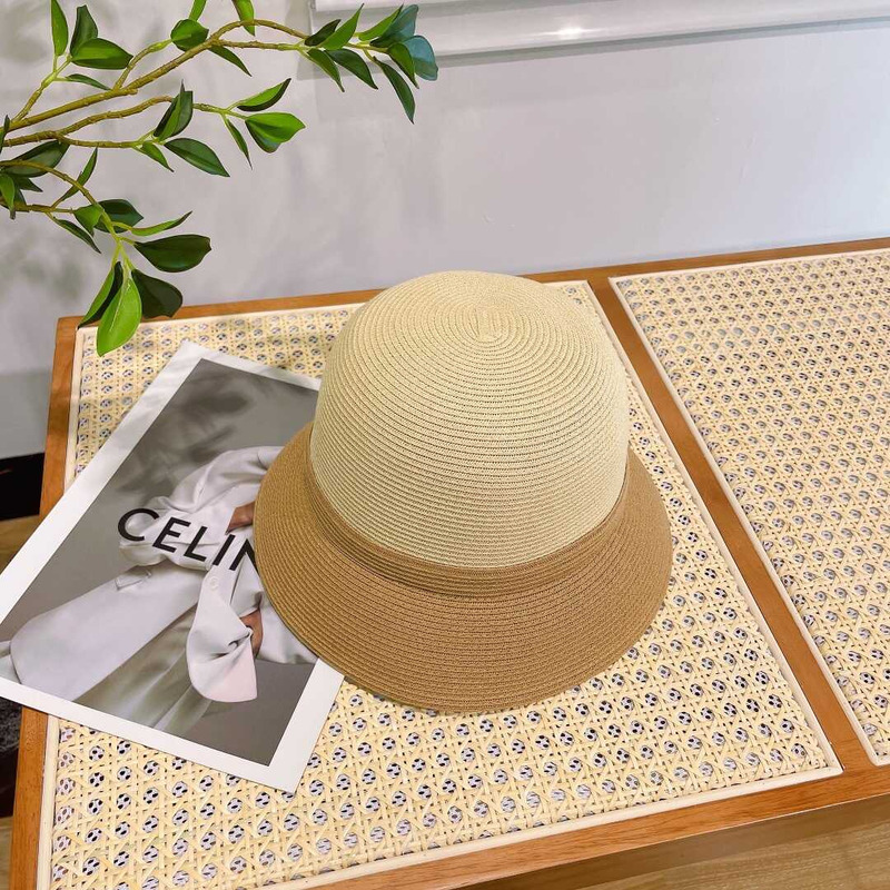 Ch*el summer straw bucket hat