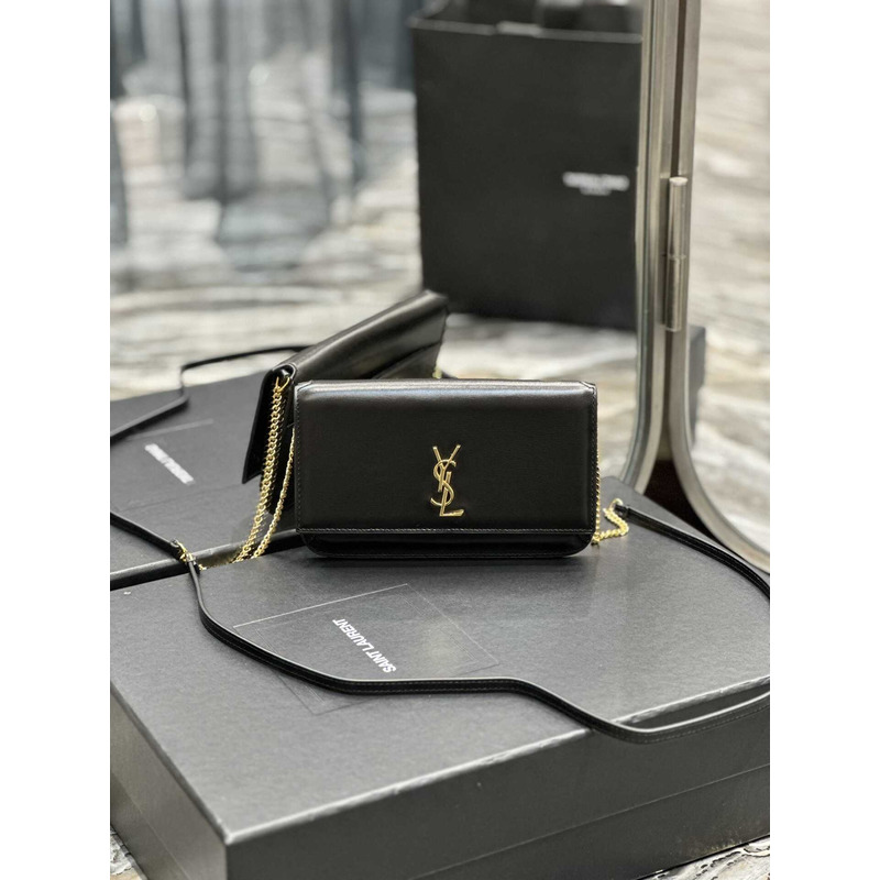 Saint Laurent YSL-monogram Leather Cross-body Bag