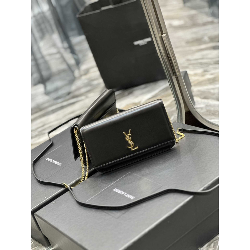 Saint Laurent YSL-monogram Leather Cross-body Bag