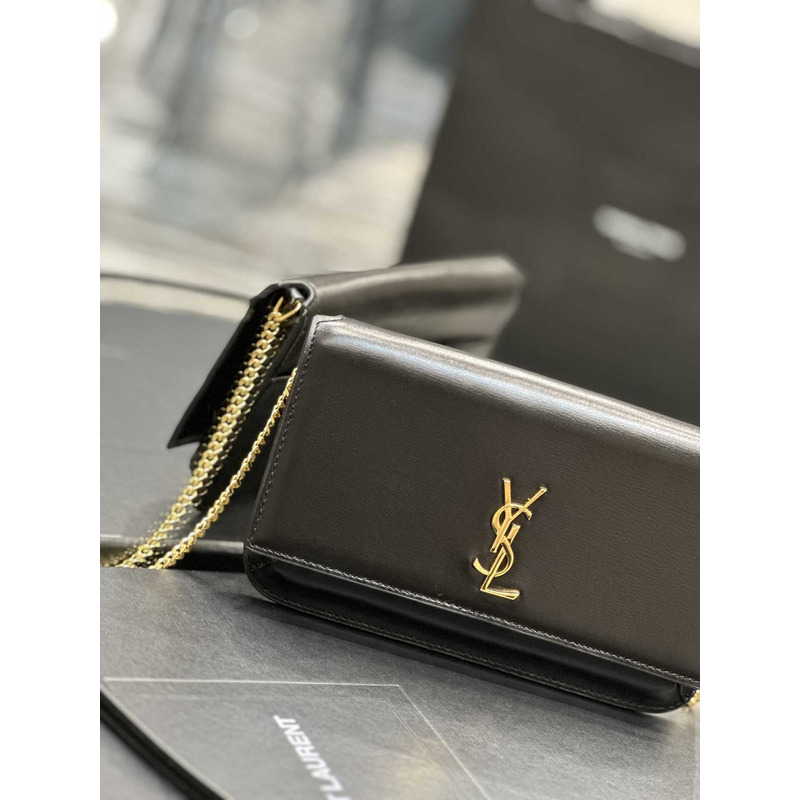 Saint Laurent YSL-monogram Leather Cross-body Bag