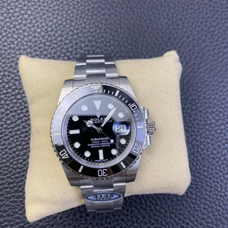 Rolex Submariner Date Watch Oyster Steel Black Dial