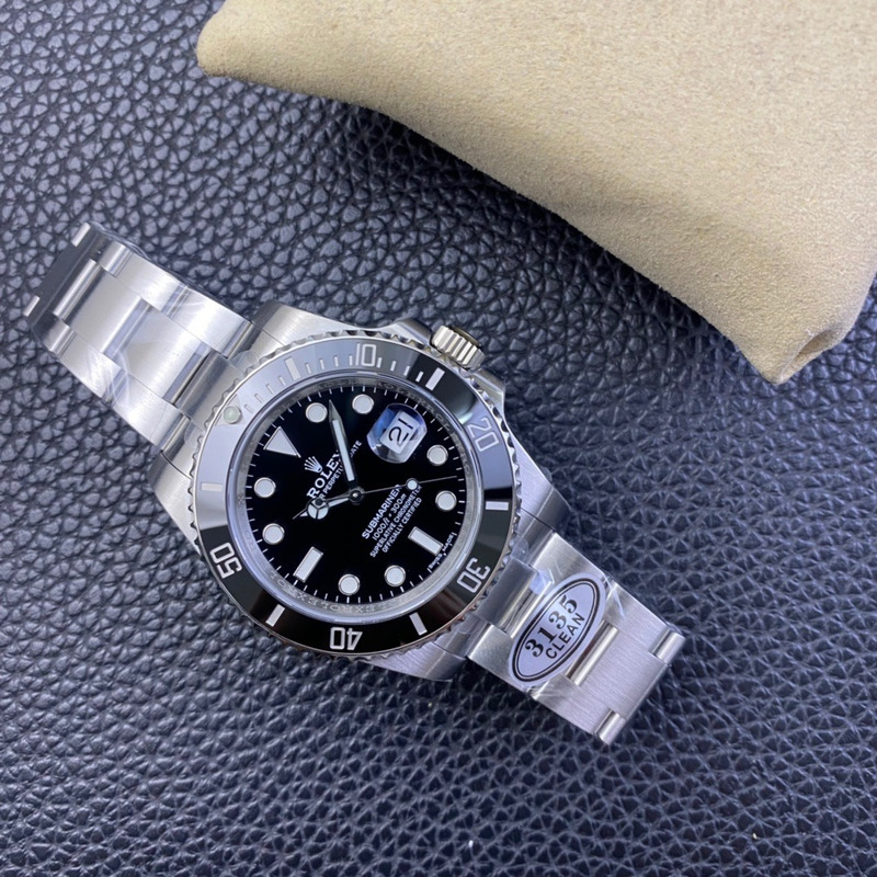 Rolex Submariner Date Watch Oyster Steel Black Dial