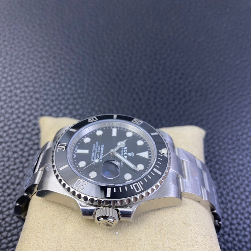 Rolex Submariner Date Watch Oyster Steel Black Dial