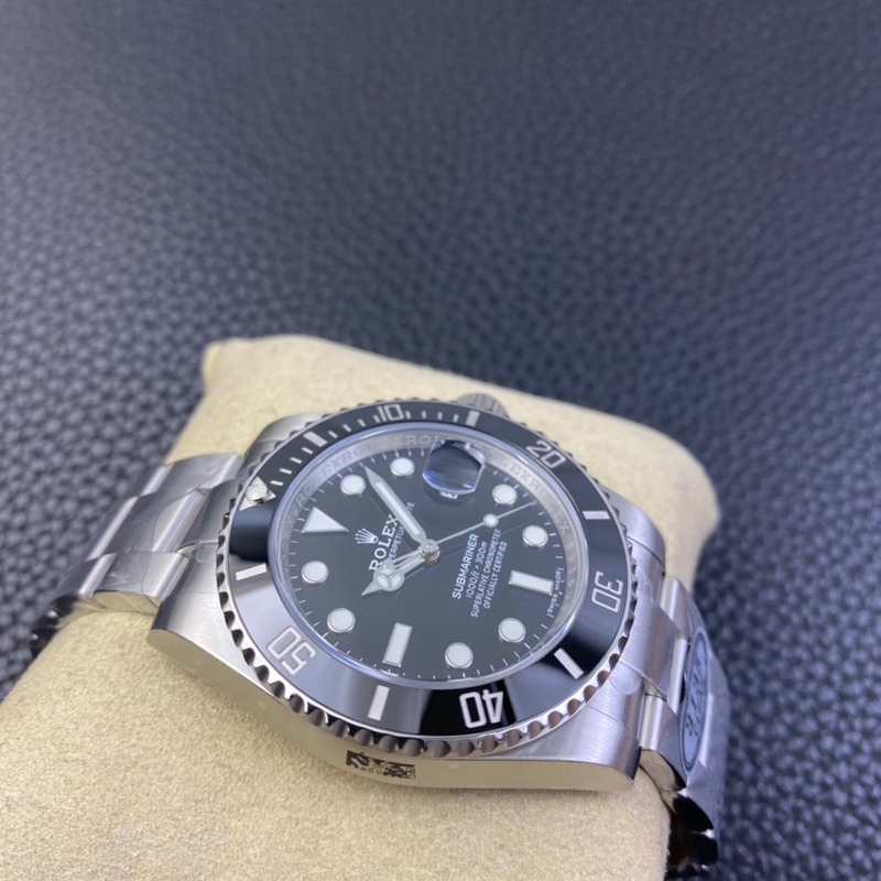 Rolex Submariner Date Watch Oyster Steel Black Dial