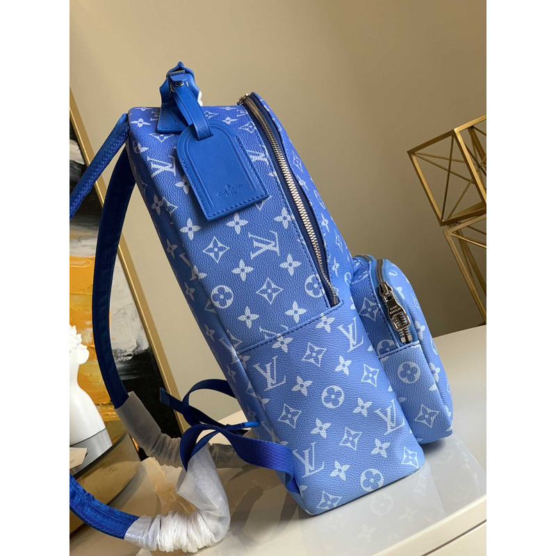 l**is V*t*n backpack multipocket clouds monogram blue