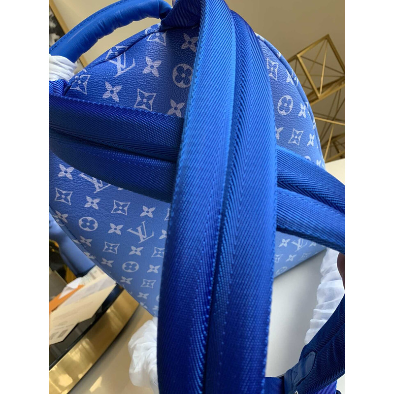 l**is V*t*n backpack multipocket clouds monogram blue