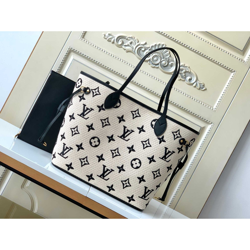 l**is V*t*n neverfull mm white and black