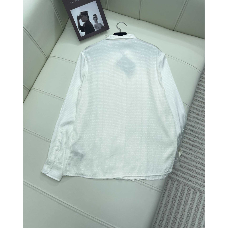 Pra*a shirt long sleeves white