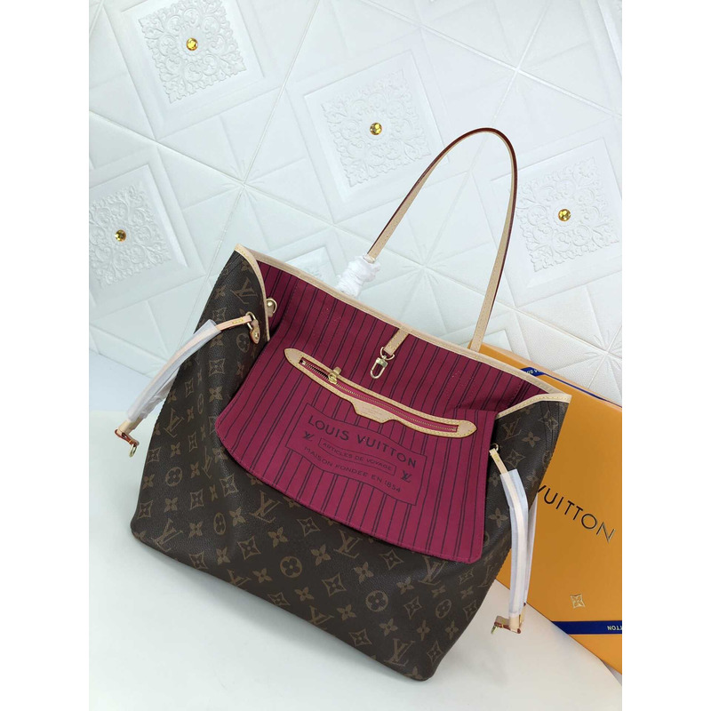 l**is V*t*n  neverfull monogram beige mm