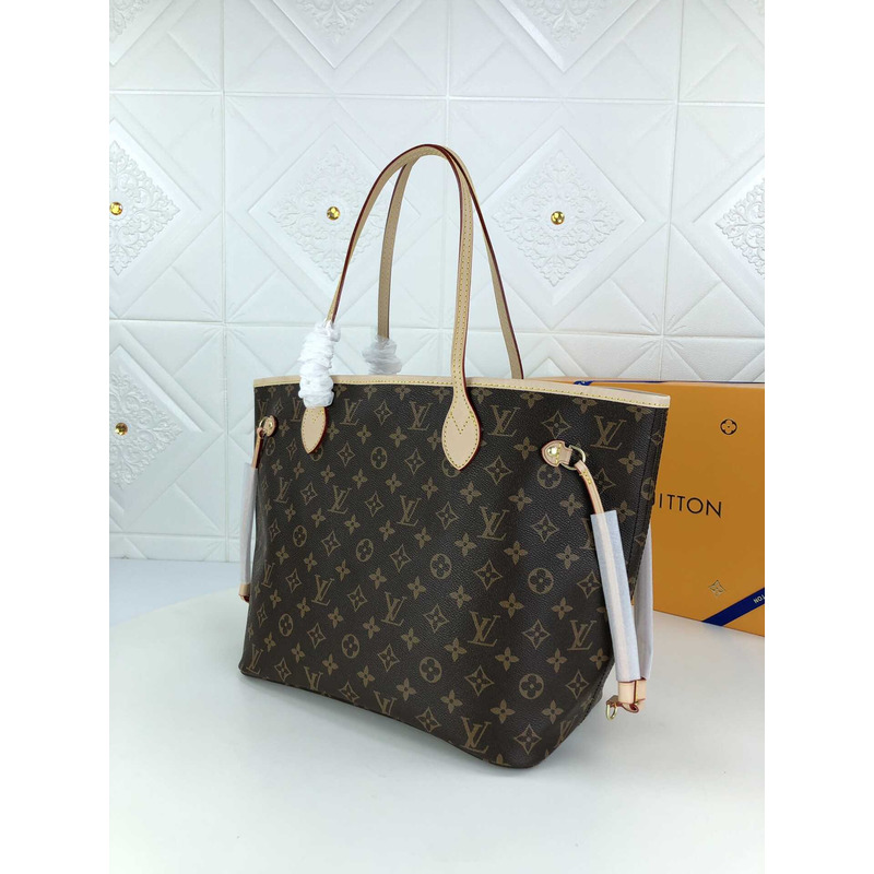 l**is V*t*n  neverfull monogram beige mm