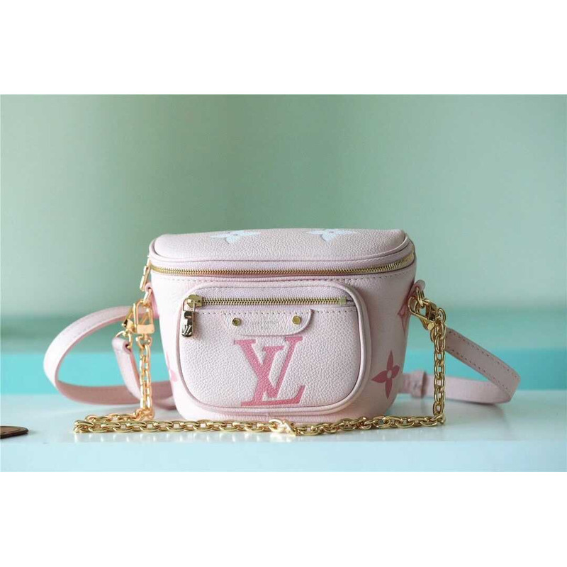 l**is V*t*n lv by the pool  mini bumbag natural gradient pink