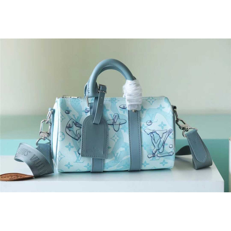 l**is V*t*n keepall bandouliere 25 crystal blue