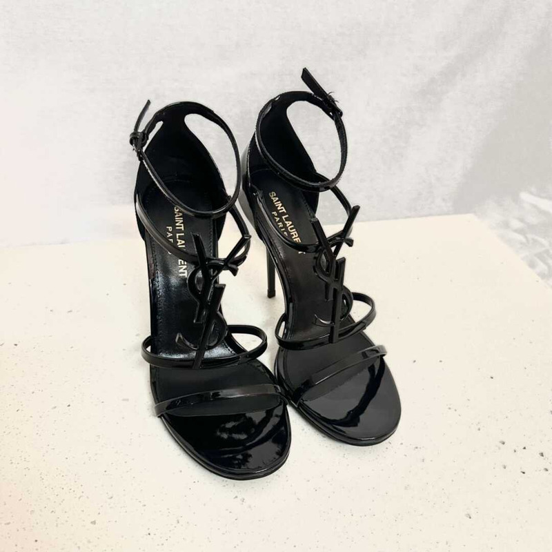 Saint Laurent Cassandra Open Toe Sandals