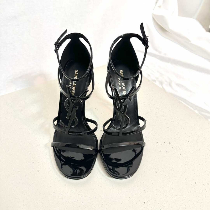 Saint Laurent Cassandra Open Toe Sandals