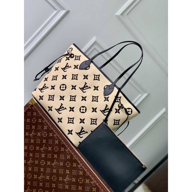 l**is V*t*n neverfull mm black/beige